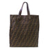 FENDI Zucca Tote Bag Handbag 8BH263-Q0M Canvas Brown