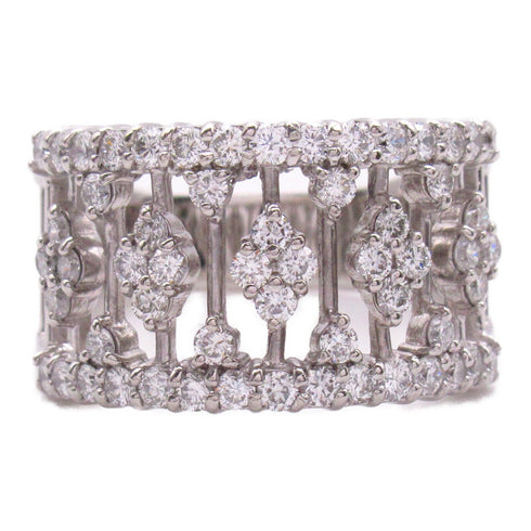 FINE JEWELRY 1.53ct Diamond Ring US#9.25 PT900 Platinum