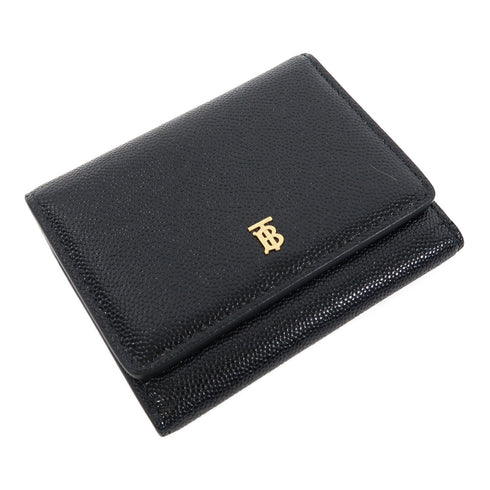 BURBERRY GHW Card Case/Card Holder Calfskin Leather Black