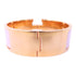 HERMES Clic-Clac H Bangle Bracelet Accessories Enamel Metal Pink