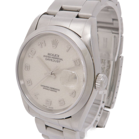 ROLEX Datejust Automatic Watch 16200 Stainless Steel White