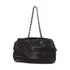CHANEL CC SHW Chain Shoulder Bag Calfskin Leather Black v3