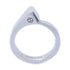 HERMES Clou De Forge Ring 925 Pure Silver US#6.75