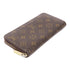 LOUIS VUITTON LV GHW Zipper Long Wallet M60017 Monogram Brown