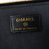 CHANEL Quilted CC Chain Shoulder Bag Lambskin Leather Black