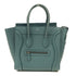 CELINE SHW Luggage Handbag Calfskin Leather Blue
