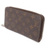 LOUIS VUITTON LV GHW Zippy Wallet M42616 Monogram Brown