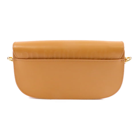 Christian Dior CD GHW Bobby East-West Shoulder Bag Calfskin Leather Brown