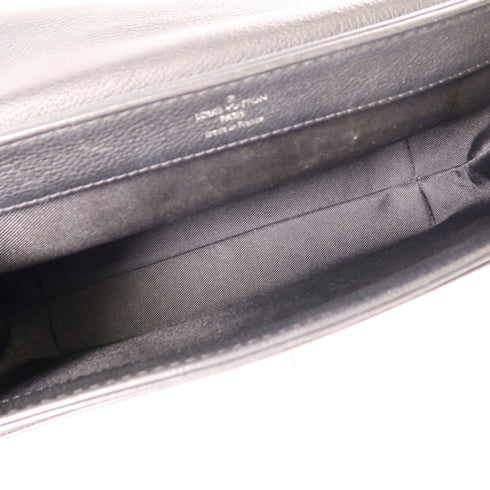 LOUIS VUITTON LV SHW Lockme II BB 2 Way Chain Bag M51200 Calfskin Leather Black