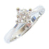 FINE JEWELRY 0.42ct Diamond Ring 18K White Gold US#6