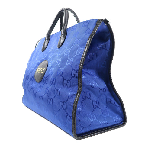 GUCCI GG SHW Tote Bag 2 Way Bag 630353 Canvas Blue