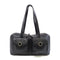 BVLGARI SHW Shoulder Bag Calfskin Leather Black