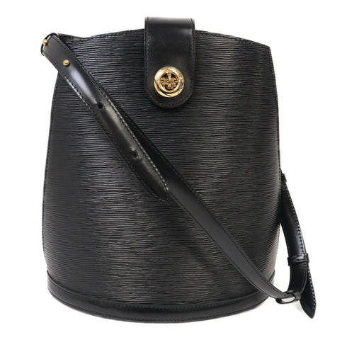 LOUIS VUITTON LV GHW Cluny Shoulder Bag M52252 Epi Black