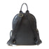 MOSCHINO GHW Backpack Rucksack Coated Canvas Black