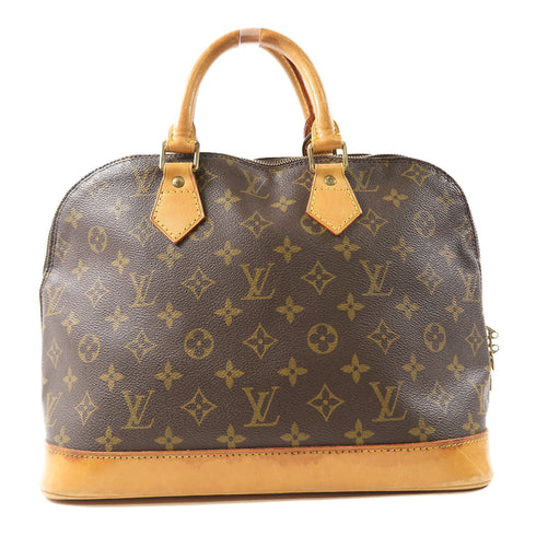LOUIS VUITTON LV GHW Alma Handbag M51130 Monogram Brown v1
