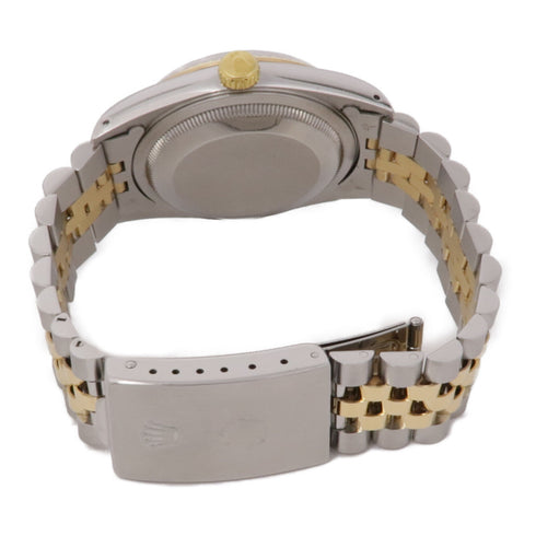 ROLEX Datejust 36mm 16233SG Automatic Watch 18K YG Stainless Steel Diamond White