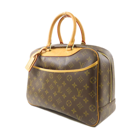 LOUIS VUITTON LV GHW Deauville Handbag M47270 Monogram Brown v3