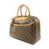 LOUIS VUITTON LV GHW Deauville Handbag M47270 Monogram Brown v3