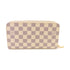 LOUIS VUITTON LV GHW Zippy Organizer Long Wallet N60012 Damier Azur White