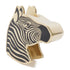 HERMES Zebra Scarf Ring Metal Gold