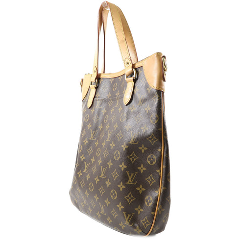 LOUIS VUITTON LV GHW Odeon GM 2 Way Shoulder Tote Bag M56388 Monogram Brown