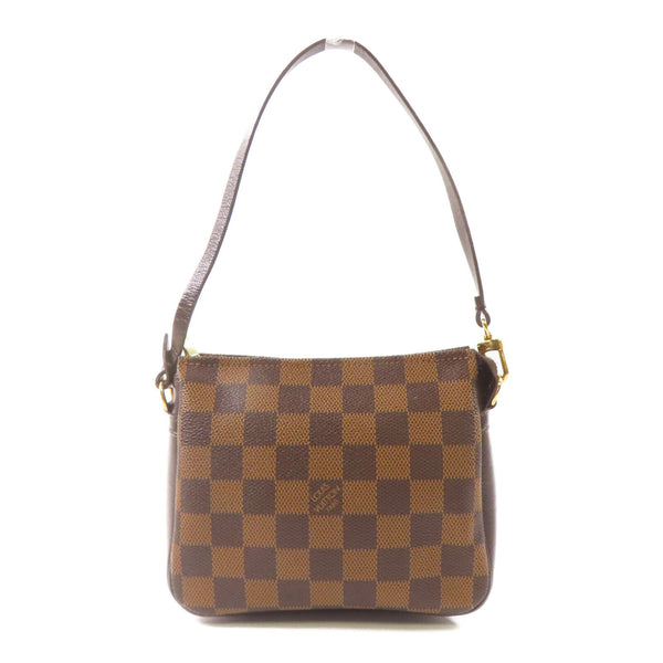 LOUIS VUITTON LV GHW Trousse Makeup Accessory Pouch Handbag N51982 Damier Brown