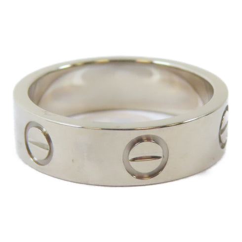 CARTIER Love Ring B4084700 18K White Gold Cartier#53 US#6.25