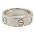 CARTIER Love Ring B4084700 18K White Gold Cartier#53 US#6.25