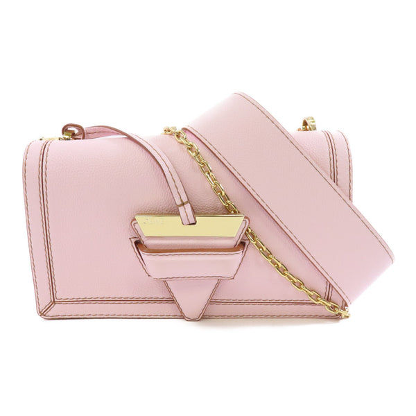 LOEWE GHW Barcelona Bag Shoulder Bag Calfskin Leather Pink