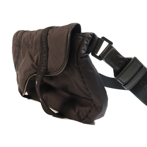 Dior HOMME Nylon Saddle Messenger Nylon Black