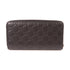 GUCCI GG SHW Long Wallet 451194 Calfskin Leather Black