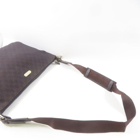 GUCCI GG SHW Shoulder Bag 190628 Canvas Brown