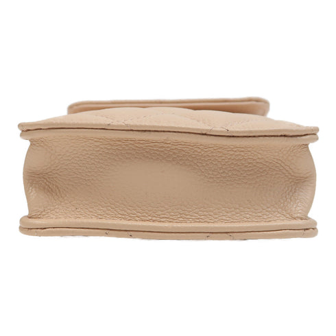 CHANEL Quilted CC GHW Chain Shoulder Bag Calfskin Leather Pink v4