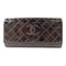 CHANEL CC SHW Long Wallet Patent Leather Black