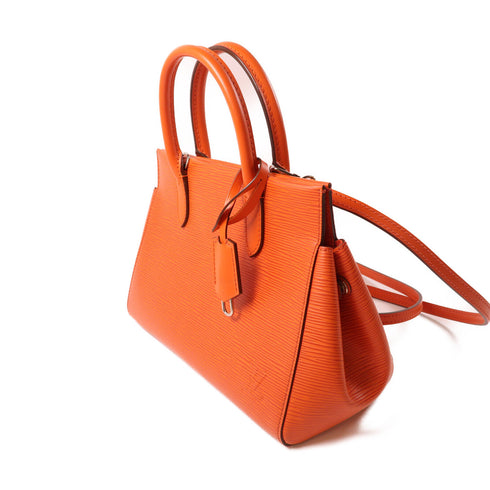 LOUIS VUITTON LV SHW Marly BB 2 Way Shoulder Bag Handbag M94618 Epi Orange