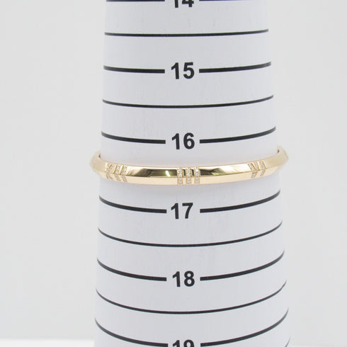 TIFFANY&CO Atlas x Closed Narrow Hinged Bangle 68174163 0.33ct Diamond 18KPG