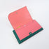 HERMES PHW Camail Long Wallet Veau Epsom Pink/Green