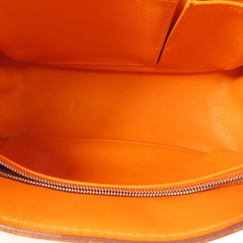 HERMES PHW Jypsiere 28 Shoulder Bag Swift Leather Orange