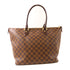 LOUIS VUITTON LV GHW Saleya MM Shoulder Tote Bag N51182 Damier Brown