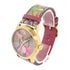GUCCI GG Timeless Quartz Watch SS Coated Leather Belt YA1264038A Brown Pink