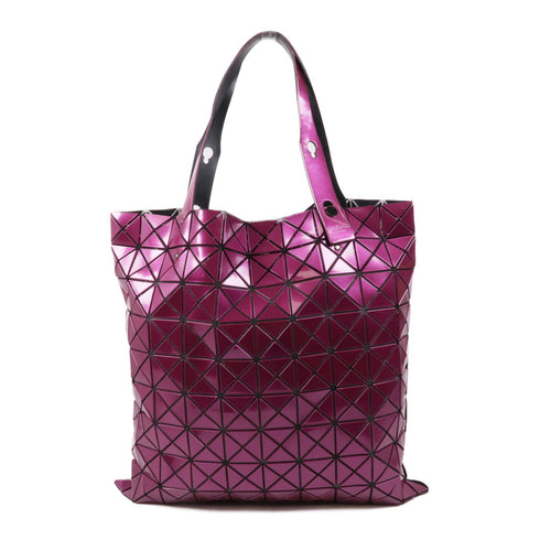 ISSEY MIYAKE Bao Bao Shoulder Tote Bag PVC Purple