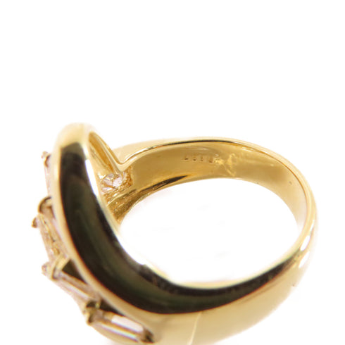 FINE JEWELRY 1.37ct Diamond Ring US#6.25 18K Yellow Gold