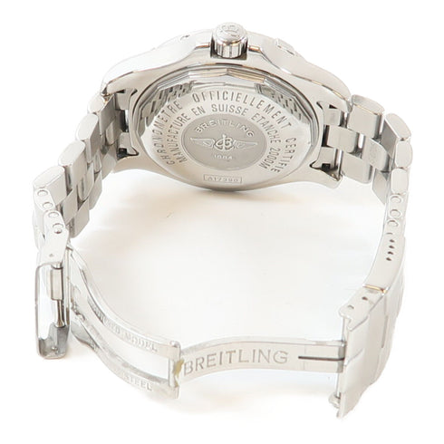 BREITLING Super Ocean Automatic Watch A17390 Stainless Steel Blue