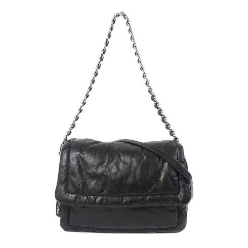 MARC JACOBS SHW Chain Shoulder Bag Polyester Black