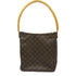 LOUIS VUITTON LV GHW Looping GM Shoulder Bag M51145 Monogram Brown