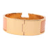 HERMES Clic-Clac H Bracelet Metal Gold Orange