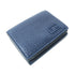 FENDI SHW Trifold Wallet Calfskin Leather Blue