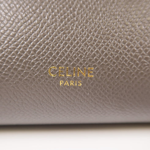 CELINE GHW Micro Belt Bag 2 Way Shoulder Bag Handbag 189153 Calfskin Leather