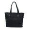CHANEL CC New Travel Line Shoulder Tote Bag Nylon Black