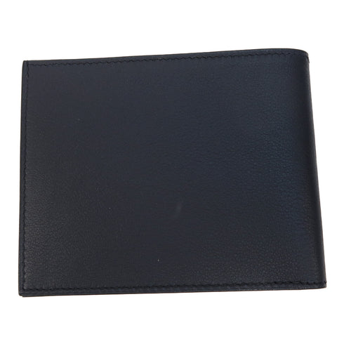 HERMES Wallet Evercolour Leather Noir Black